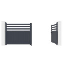 X-Metal Portails en aluminium Aluminium Anthracite