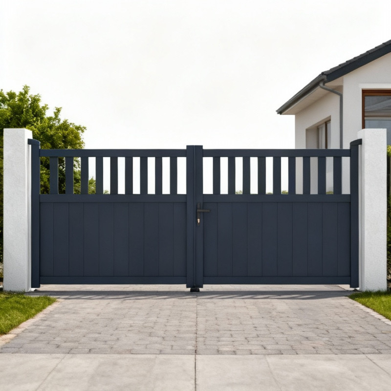 X-Metal Portails en aluminium Aluminium Anthracite