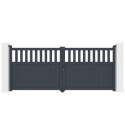 X-Metal Portails en aluminium Aluminium Anthracite