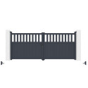 X-Metal Portails en aluminium Aluminium Anthracite