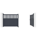 X-Metal Portails en aluminium Aluminium Anthracite