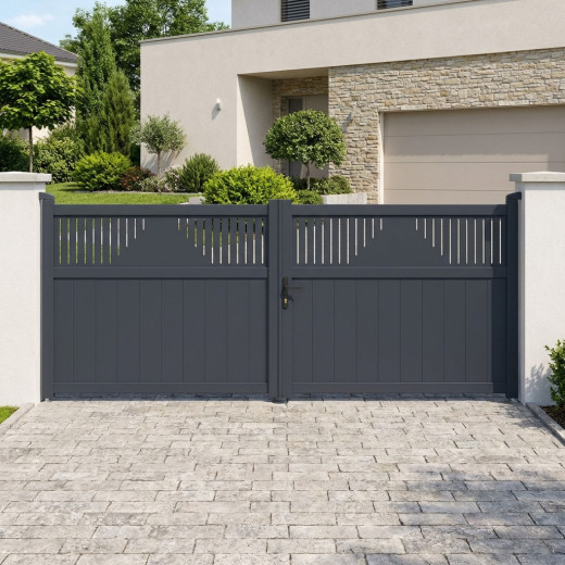 X-Metal Portails en aluminium Aluminium Anthracite