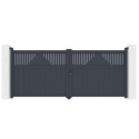 X-Metal Portails en aluminium Aluminium Anthracite