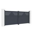 X-Metal Portails en aluminium Aluminium Anthracite