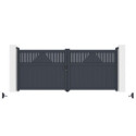 X-Metal Portails en aluminium Aluminium Anthracite