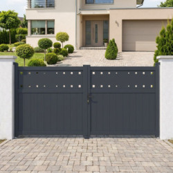 X-Metal Portails en aluminium Aluminium Anthracite