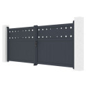 X-Metal Portails en aluminium Aluminium Anthracite