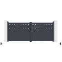 X-Metal Portails en aluminium Aluminium Anthracite