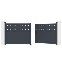 X-Metal Portails en aluminium Aluminium Anthracite
