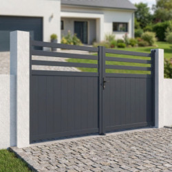 X-Metal Portails en aluminium Aluminium Anthracite