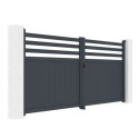 X-Metal Portails en aluminium Aluminium Anthracite