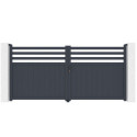 X-Metal Portails en aluminium Aluminium Anthracite
