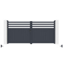 X-Metal Portails en aluminium Aluminium Anthracite