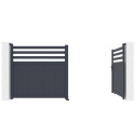 X-Metal Portails en aluminium Aluminium Anthracite