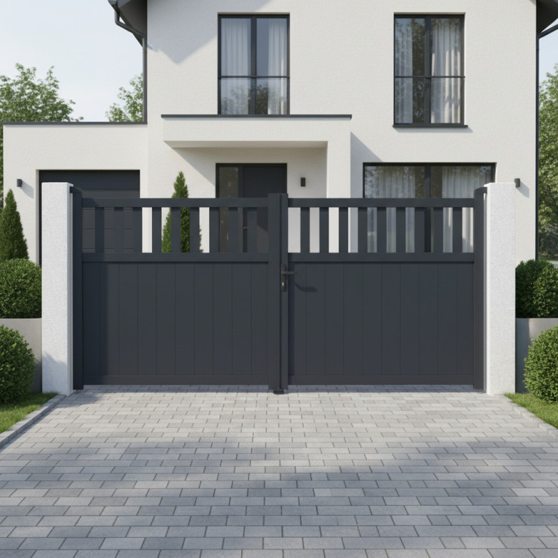 X-Metal Portails en aluminium Aluminium Anthracite