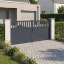X-Metal Portails en aluminium Aluminium Anthracite