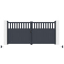 X-Metal Portails en aluminium Aluminium Anthracite