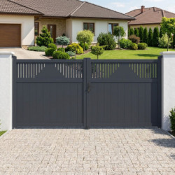 X-Metal Portails en aluminium Aluminium Anthracite