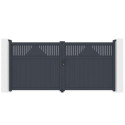 X-Metal Portails en aluminium Aluminium Anthracite