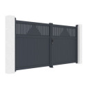 X-Metal Portails en aluminium Aluminium Anthracite