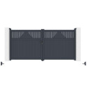 X-Metal Portails en aluminium Aluminium Anthracite