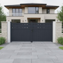 X-Metal Portails en aluminium Aluminium Anthracite