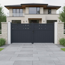 X-Metal Portails en aluminium Aluminium Anthracite
