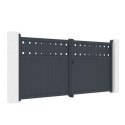 X-Metal Portails en aluminium Aluminium Anthracite