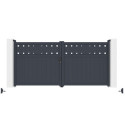 X-Metal Portails en aluminium Aluminium Anthracite