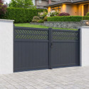 X-Metal Portails en aluminium Aluminium Anthracite