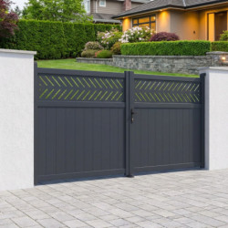 X-Metal Portails en aluminium Aluminium Anthracite