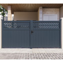 X-Metal Portails en aluminium Aluminium Anthracite
