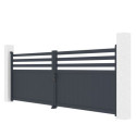 X-Metal Portails en aluminium Aluminium Anthracite