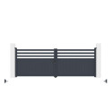 X-Metal Portails en aluminium Aluminium Anthracite