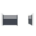 X-Metal Portails en aluminium Aluminium Anthracite