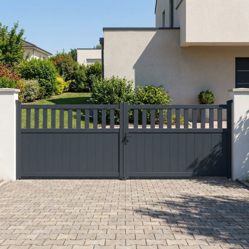 X-Metal Portails en aluminium Aluminium Anthracite