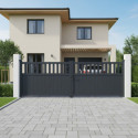 X-Metal Portails en aluminium Aluminium Anthracite