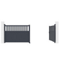 X-Metal Portails en aluminium Aluminium Anthracite