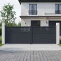 X-Metal Portails en aluminium Aluminium Anthracite