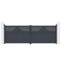 X-Metal Portails en aluminium Aluminium Anthracite