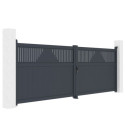 X-Metal Portails en aluminium Aluminium Anthracite