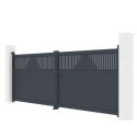 X-Metal Portails en aluminium Aluminium Anthracite