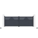 X-Metal Portails en aluminium Aluminium Anthracite