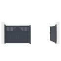 X-Metal Portails en aluminium Aluminium Anthracite
