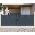 X-Metal Portails en aluminium Aluminium Anthracite