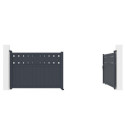 X-Metal Portails en aluminium Aluminium Anthracite