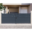 X-Metal Portails en aluminium Aluminium Anthracite