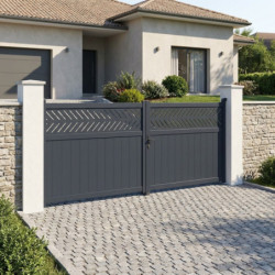 X-Metal Portails en aluminium Aluminium Anthracite