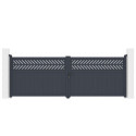 X-Metal Portails en aluminium Aluminium Anthracite