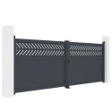 X-Metal Portails en aluminium Aluminium Anthracite